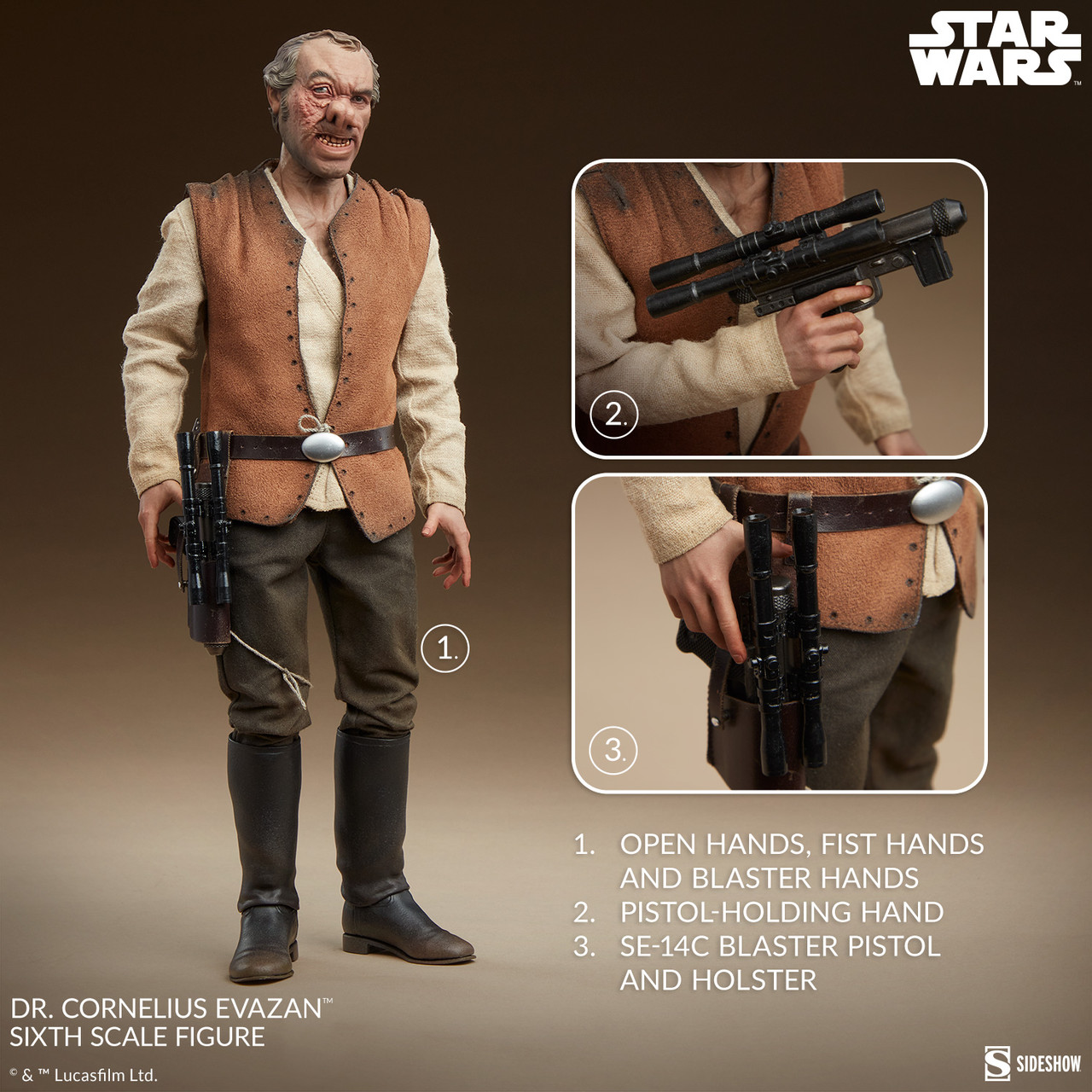 Sideshow 1/6 Doctor Cornelius Evazan