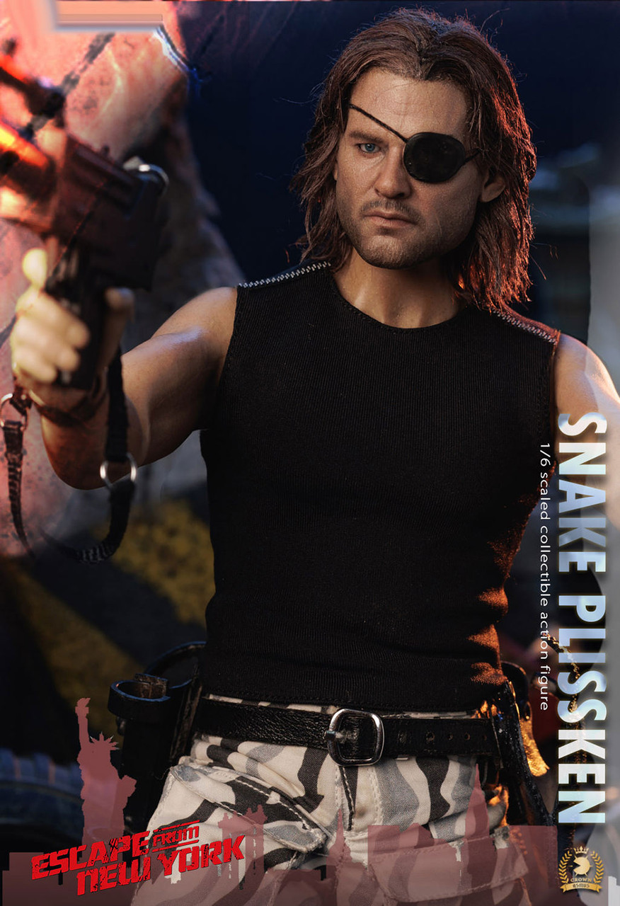 CRW004AH Crown Series Asmus Toys 1/6 Snake Plissken Real Hair Version Action Figure 2