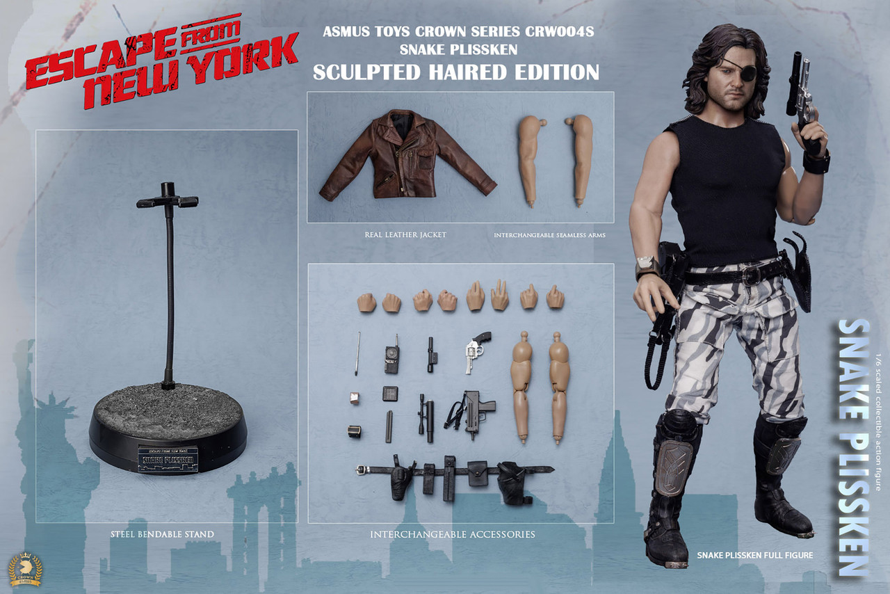 ASMUS TOYS 1/6 スネーク・プリスキン 通常版 CRW004AS Asmus Toys 1/6 Snake Plissken (Sculpted Hair)