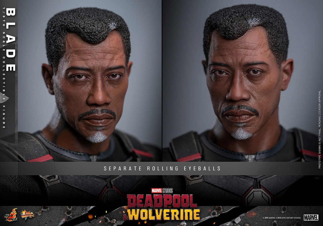 90s BLADE Marvel Movie デッドストック ゴールデンサイズ Hot Toys 1/6 Blade D & W Movie 