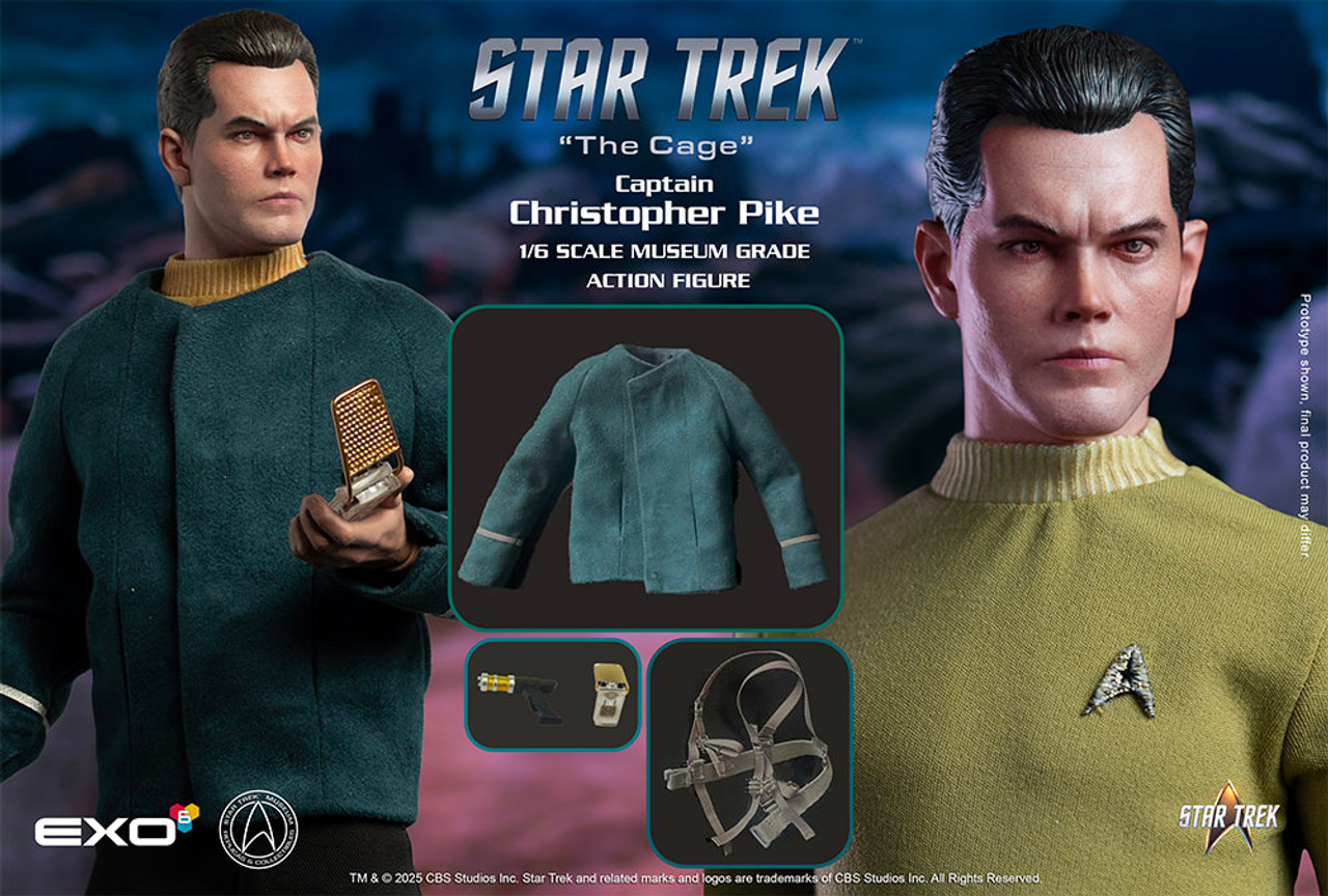 EXO-6 1/6 スタートレック キャプテン クリストファー パイク ハイパー Captain Christopher Pike Sixth Scale Figure by EXO-6