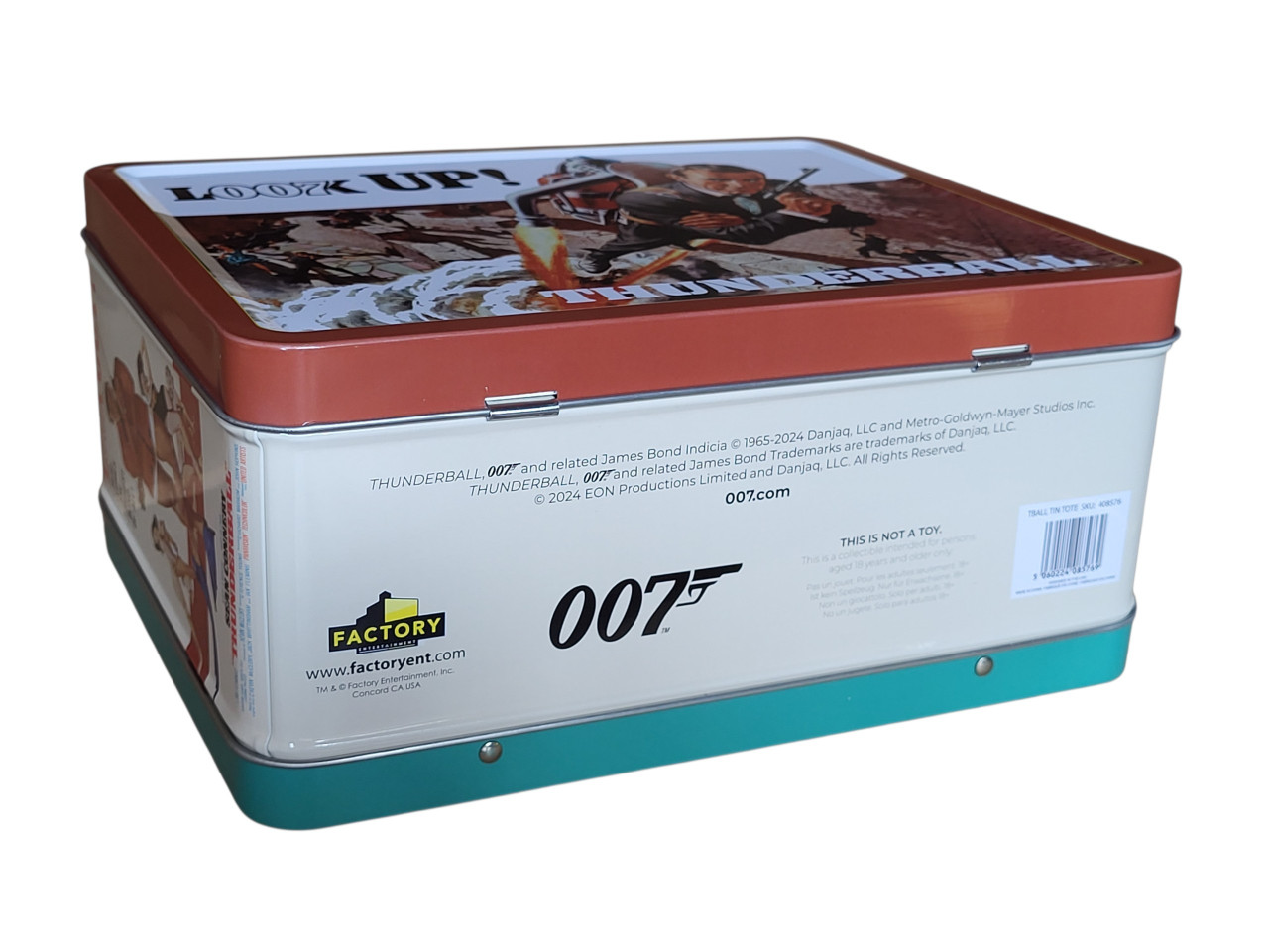 Factory Entertainment James Bond Thunderball Tin Tote 1