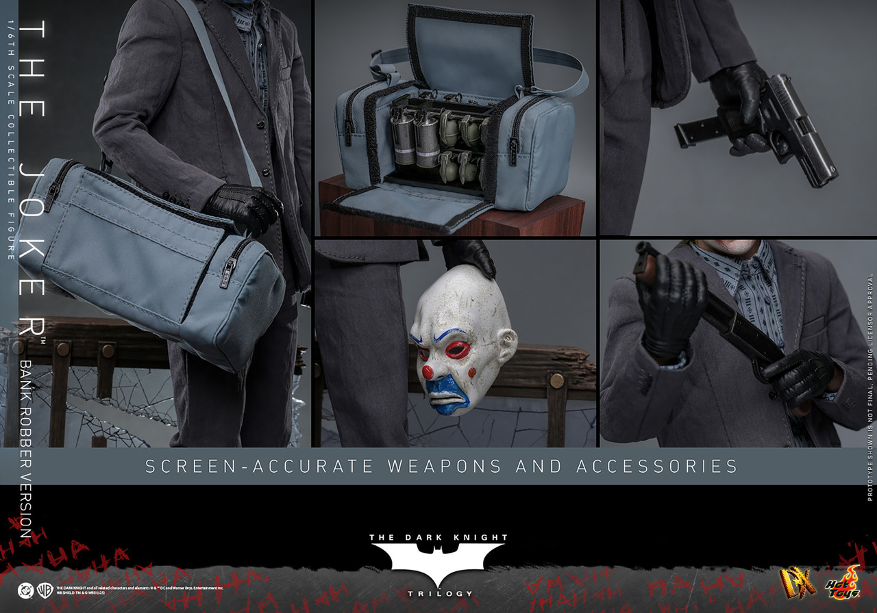 Hot Toys 1/6 DX50 The Joker (Bank Robber Version) Action Figure 8