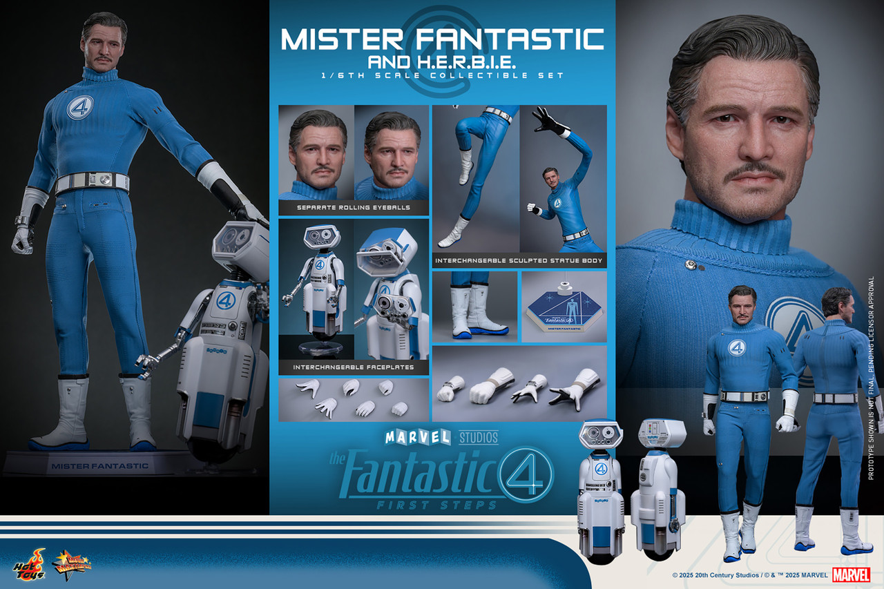 Hot Toys 1/6 Mister Fantastic H.E.R.B.I.E. Deluxe