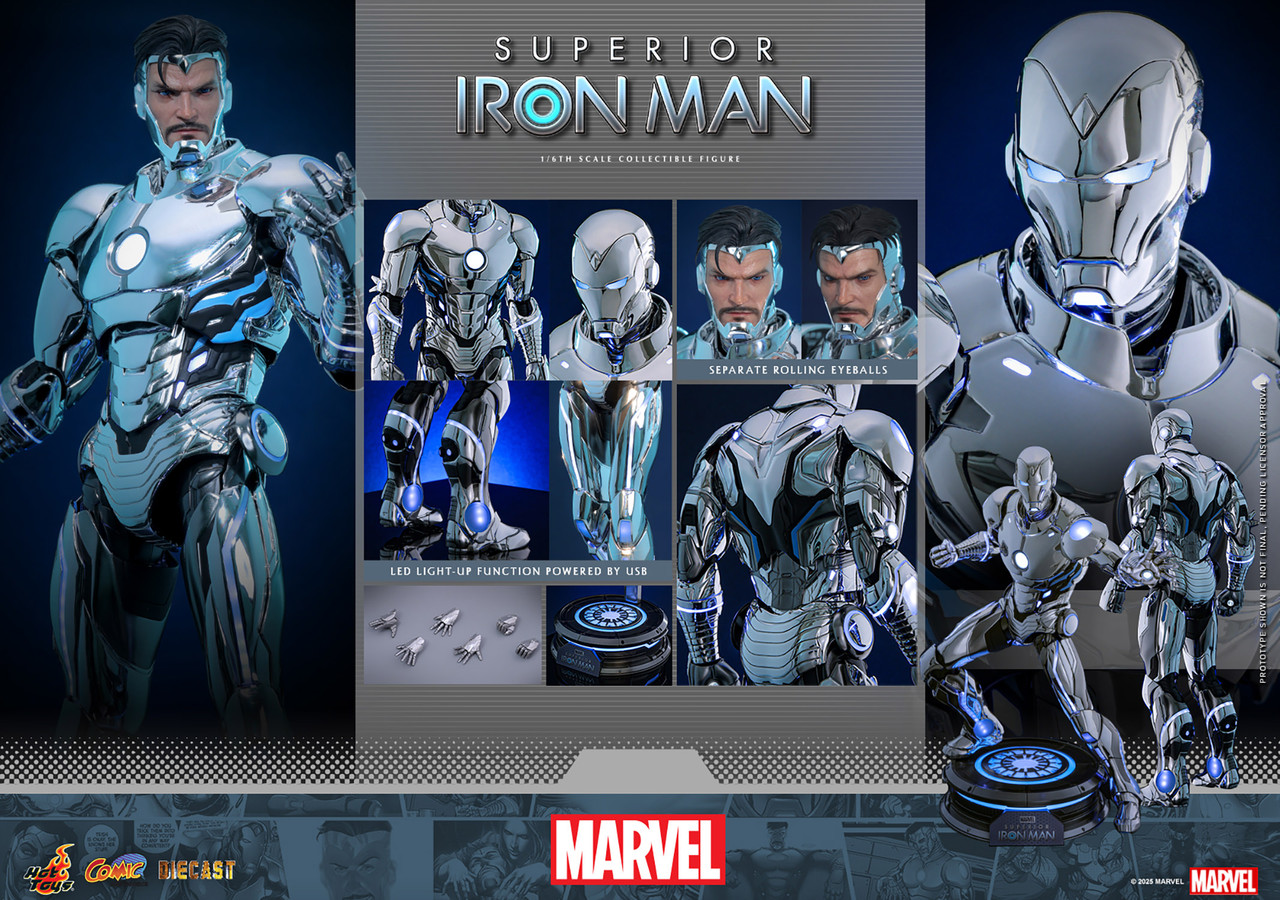 Hot Toys 1/6 Superior Iron Man Figure