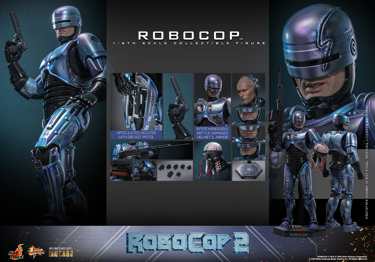 Hot Toys 1/6 Robocop 2 Action Figure