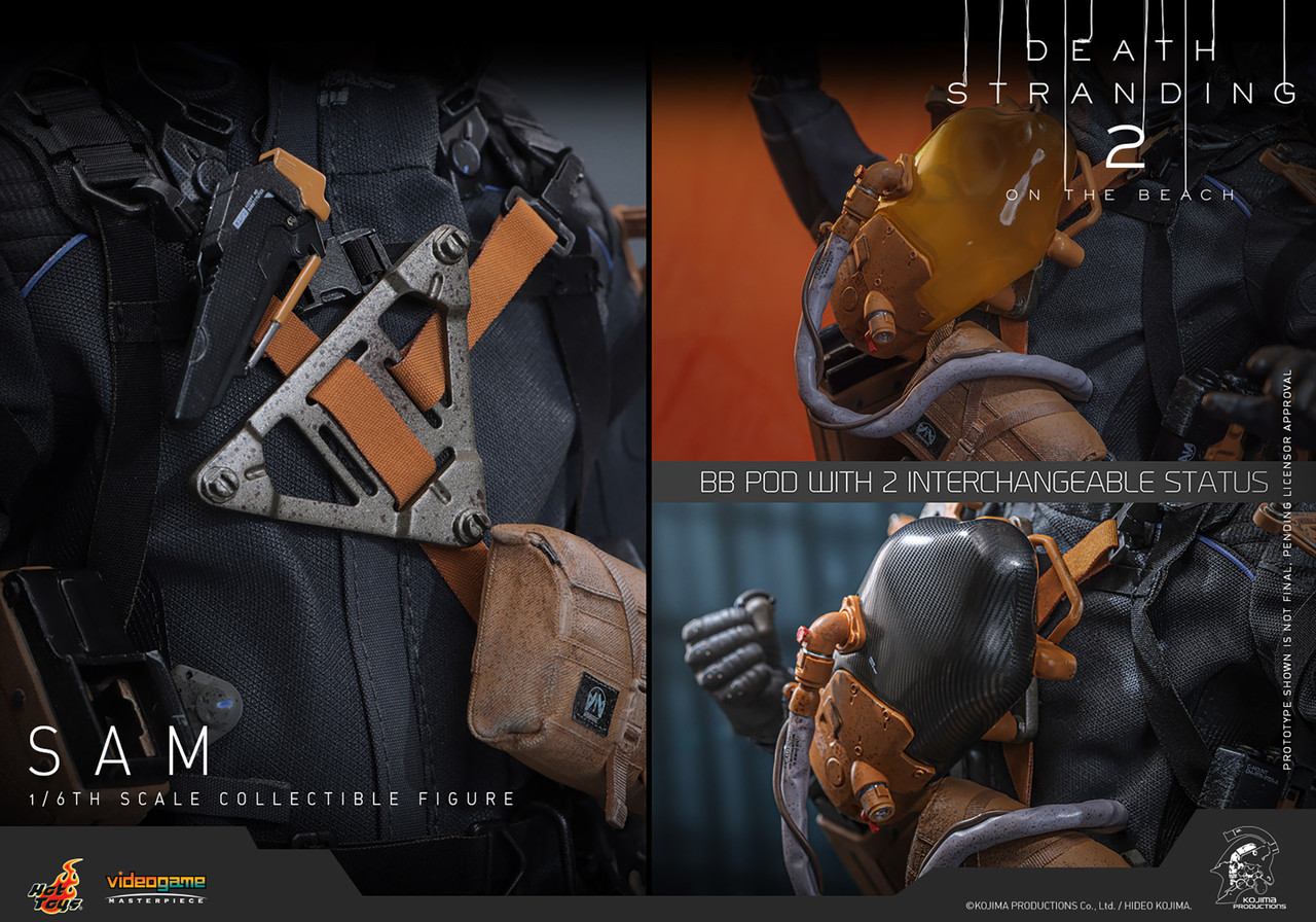 Hot Toys 1/6 VGM75 Sam Porter Bridges Action Figure Death Stranding 2 On the Beach 7