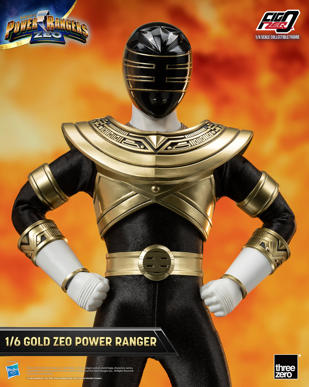 Threezero 1/6 Gold Zeo Power Ranger