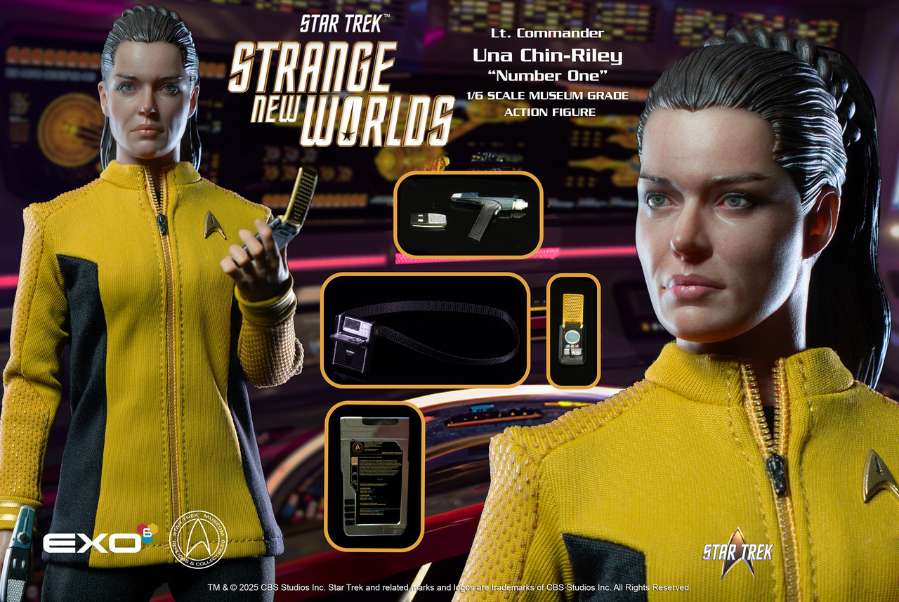 EXO-6 Star Trek 1/6 Lt. Commander Una Chin-Riley Number One Action Figure 6