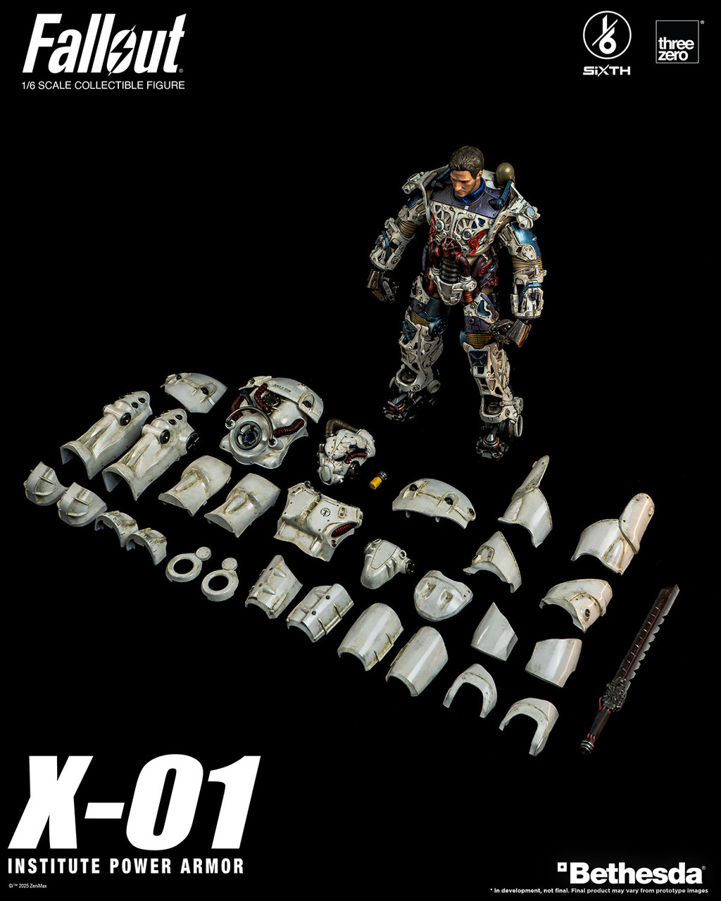 Threezero 1/6 X-01 Institute Power Armor Action Figure 3Z1003 8 Threezero 1/6 X-01 Institute Power Armor Action Figure 3Z1003 8