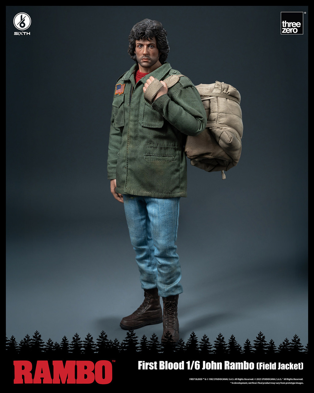 Threezero 1/6 Rambo: First Blood Figure