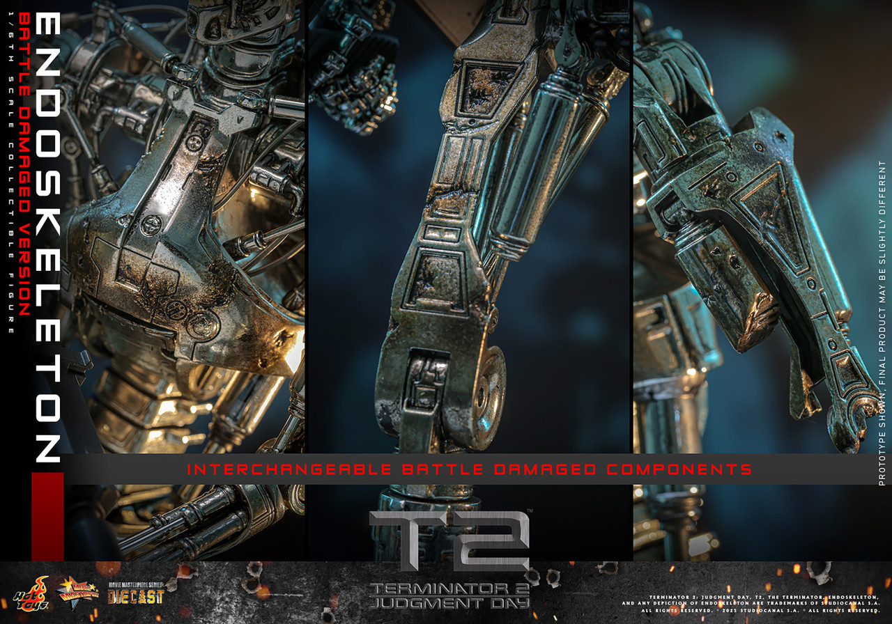 Hot Toys 1/6 Endoskeleton (Battle Damaged)