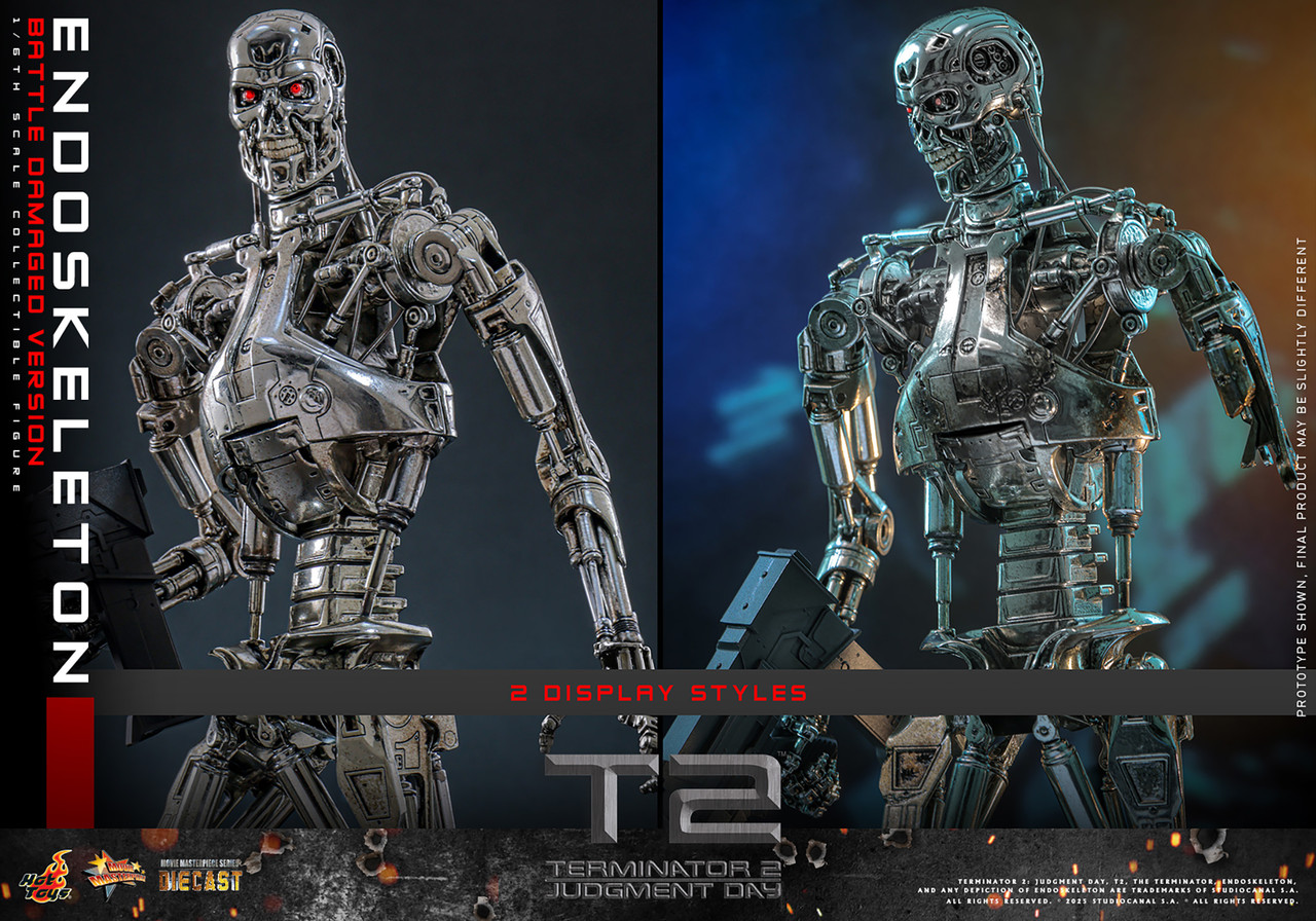 Hot Toys 1/6 Endoskeleton (Battle Damaged)