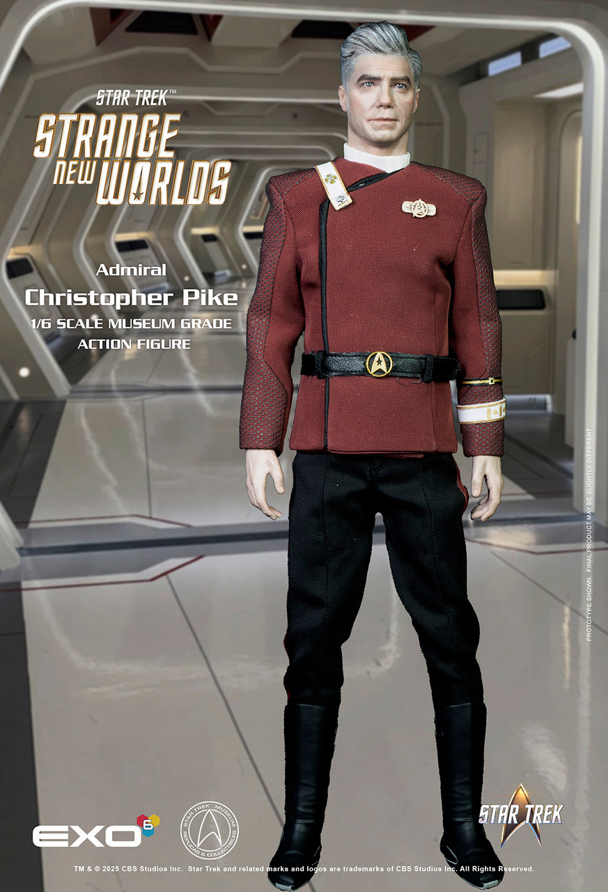 EXO-6 Star Trek 1/6 Admiral Christopher Pike