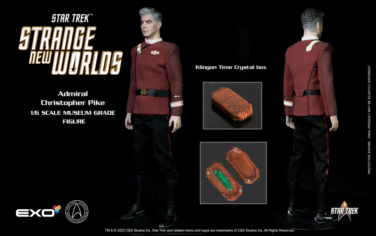 EXO-6 Star Trek 1/6 Admiral Christopher Pike
