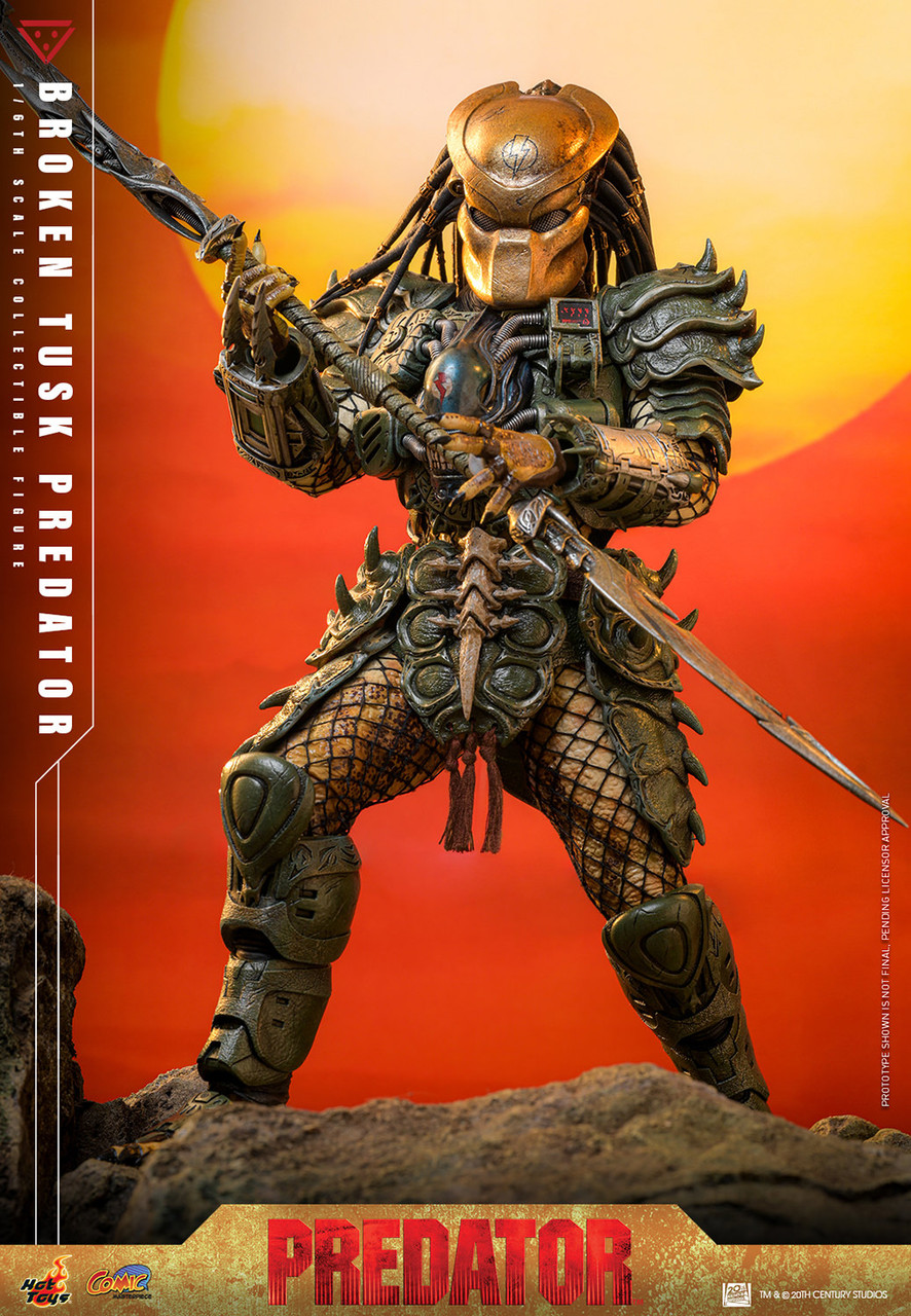 Hot Toys 1/6 Broken Tusk Predator Figure