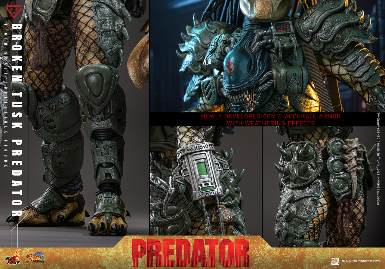 Hot Toys 1/6 CMS029 Broken Tusk Predator Action Figure 9 Hot Toys 1/6 CMS029 Broken Tusk Predator Action Figure 9