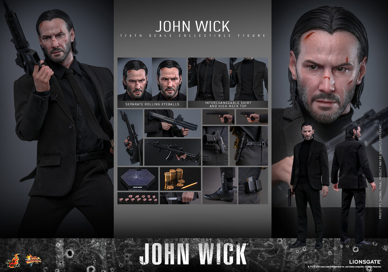 Hot Toys 1/6 MMS832 John Wick Baba Yaga Action Figure 10