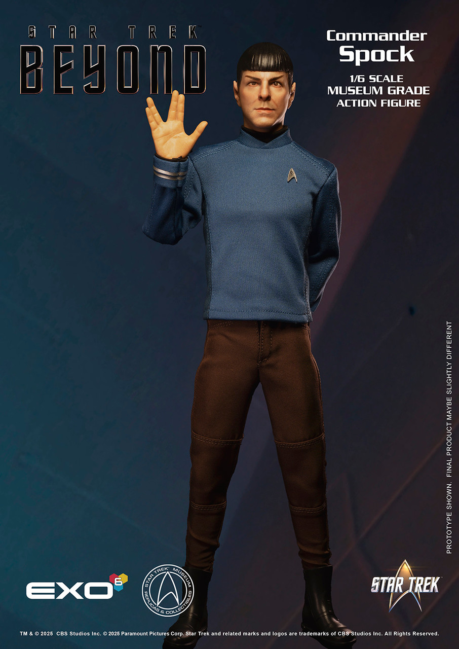 EXO-6 1/6 Kelvin Timeline Commander Spock Action Figure EXO-03-059 3