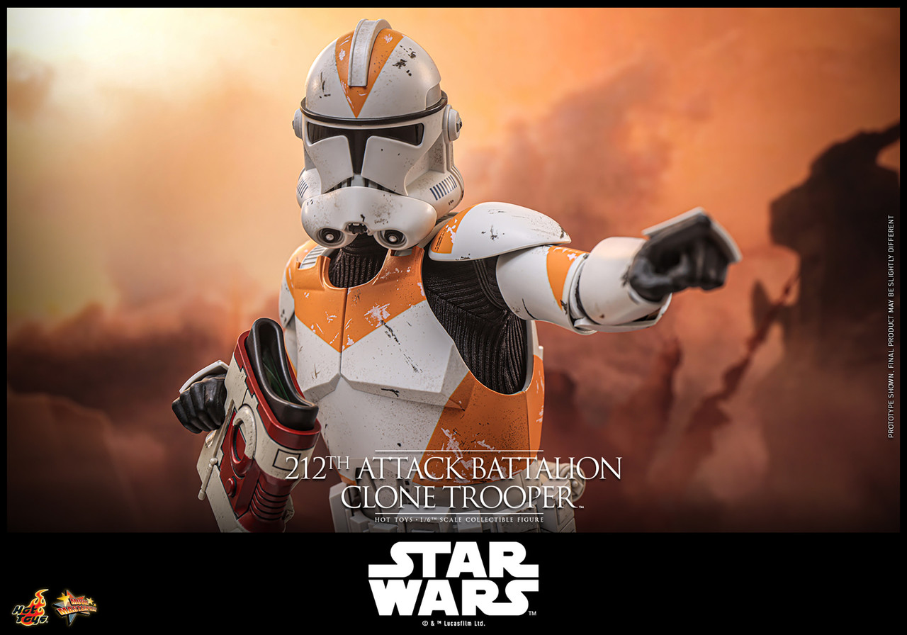 Hot Toys 1/6 MMS851 212th Attack Battalion Clone Trooper Action Figure 6