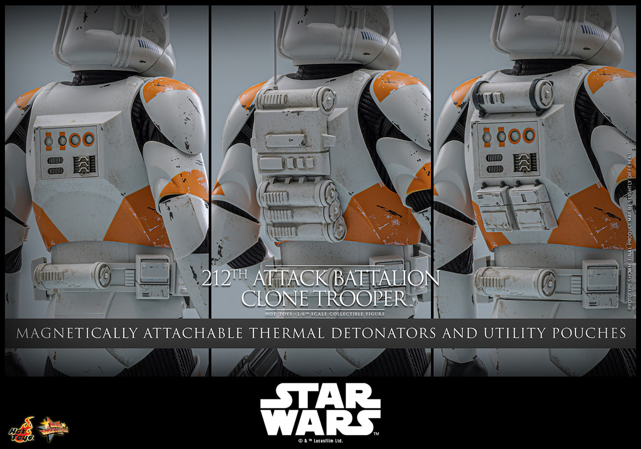 Hot Toys 1/6 MMS851 212th Attack Battalion Clone Trooper Action Figure 7