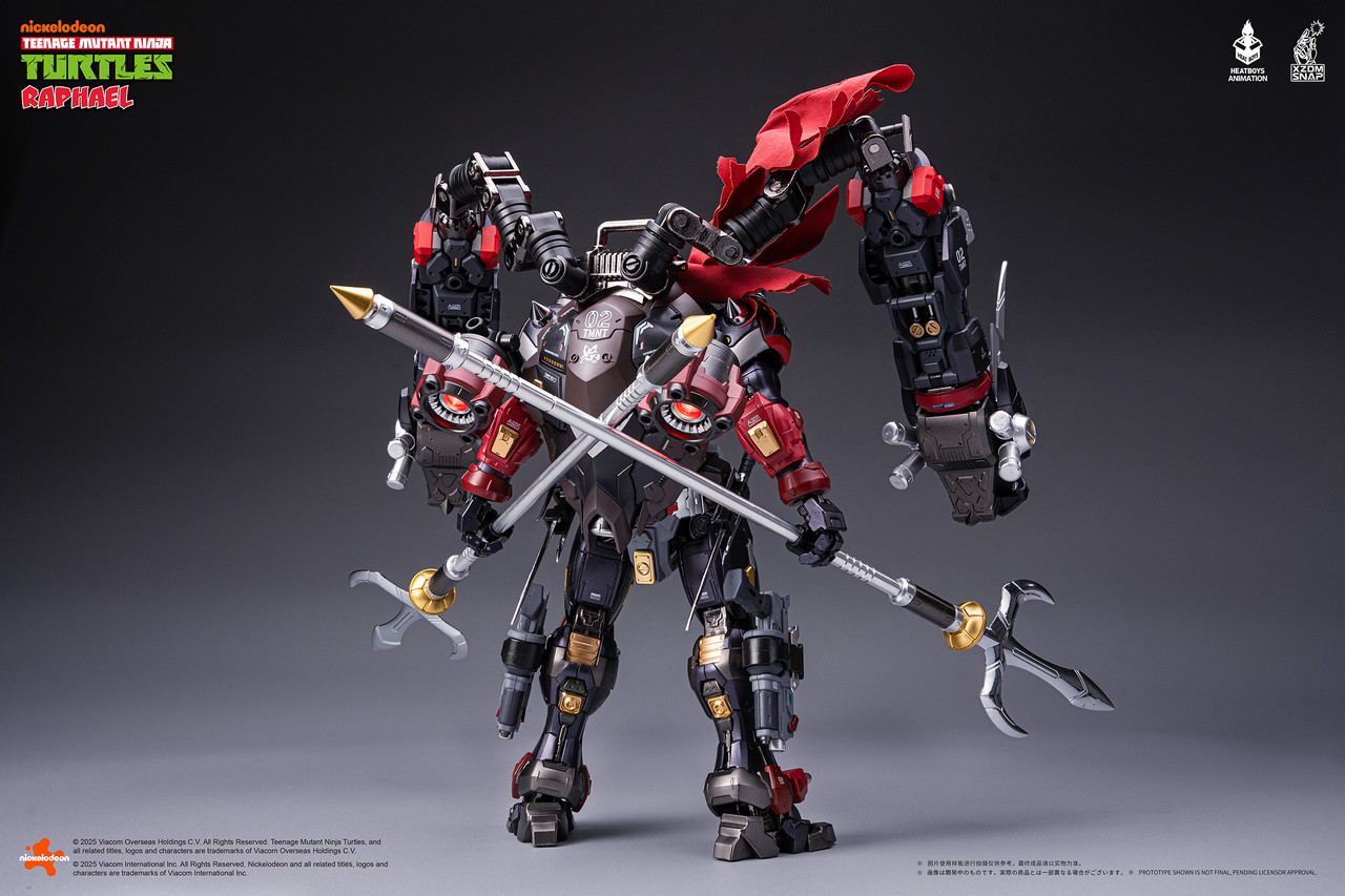 HeatBoys 9" Raphael (40th Anniversary Version) Action Figure 2