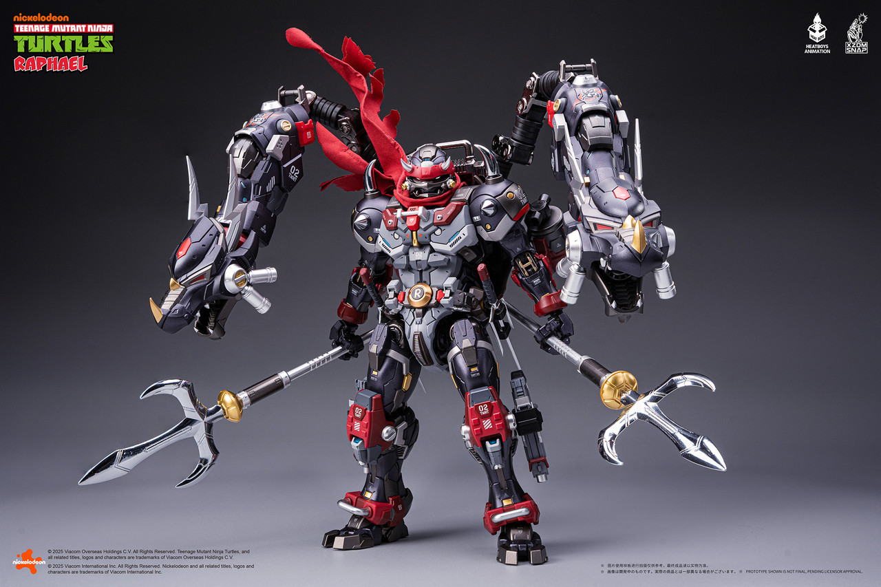 HeatBoys 9" Raphael (40th Anniversary Version) Action Figure 1