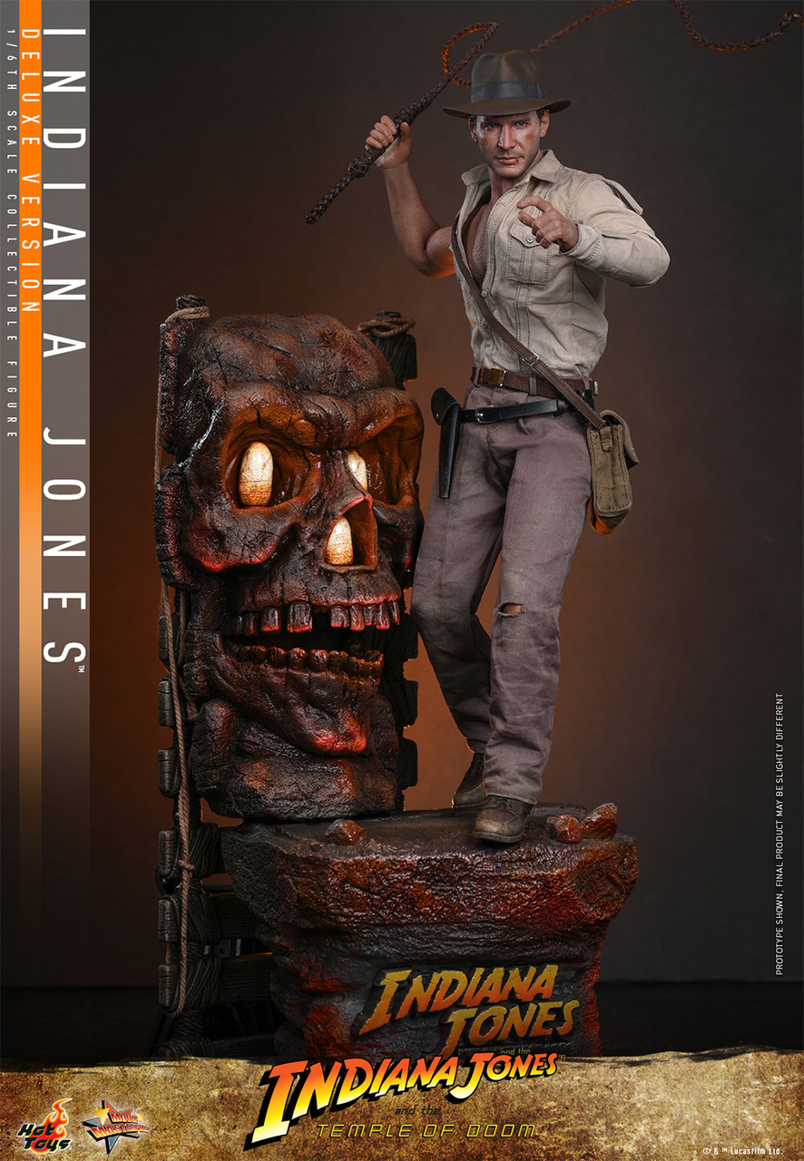 Hot Toys 1/6 MMS861 Indiana Jones Deluxe Action Figure Harrison Ford and the Temple of Doom 2