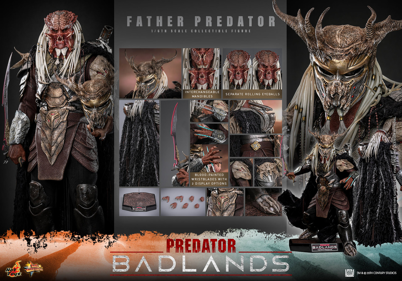 Hot Toys 1/6 MMS863 Father Predator Badlands Njohrr Action Figure 10