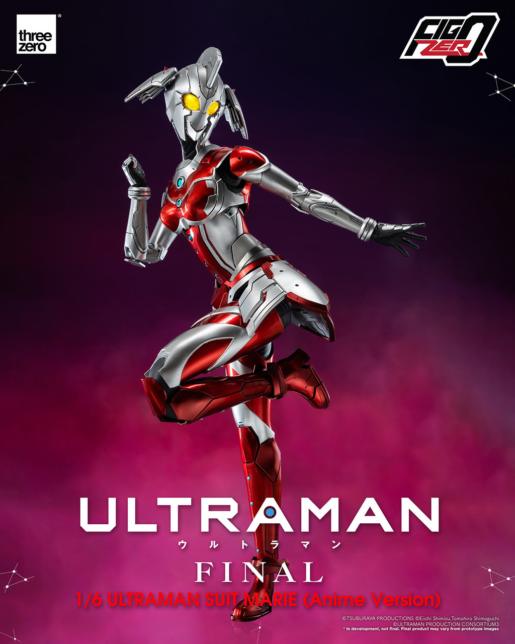 Threezero 1/6 3Z05070W0 Ultraman Suit Marie (Anime Version) Action Figure 1