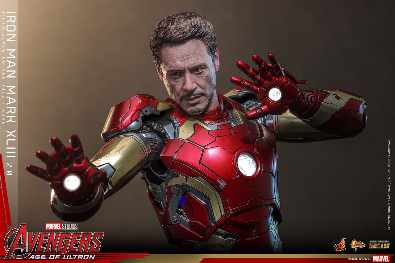 Hot Toys 1/6 MMS865D80 Iron Man Mark XLIII (2.0) Action Figure 6
