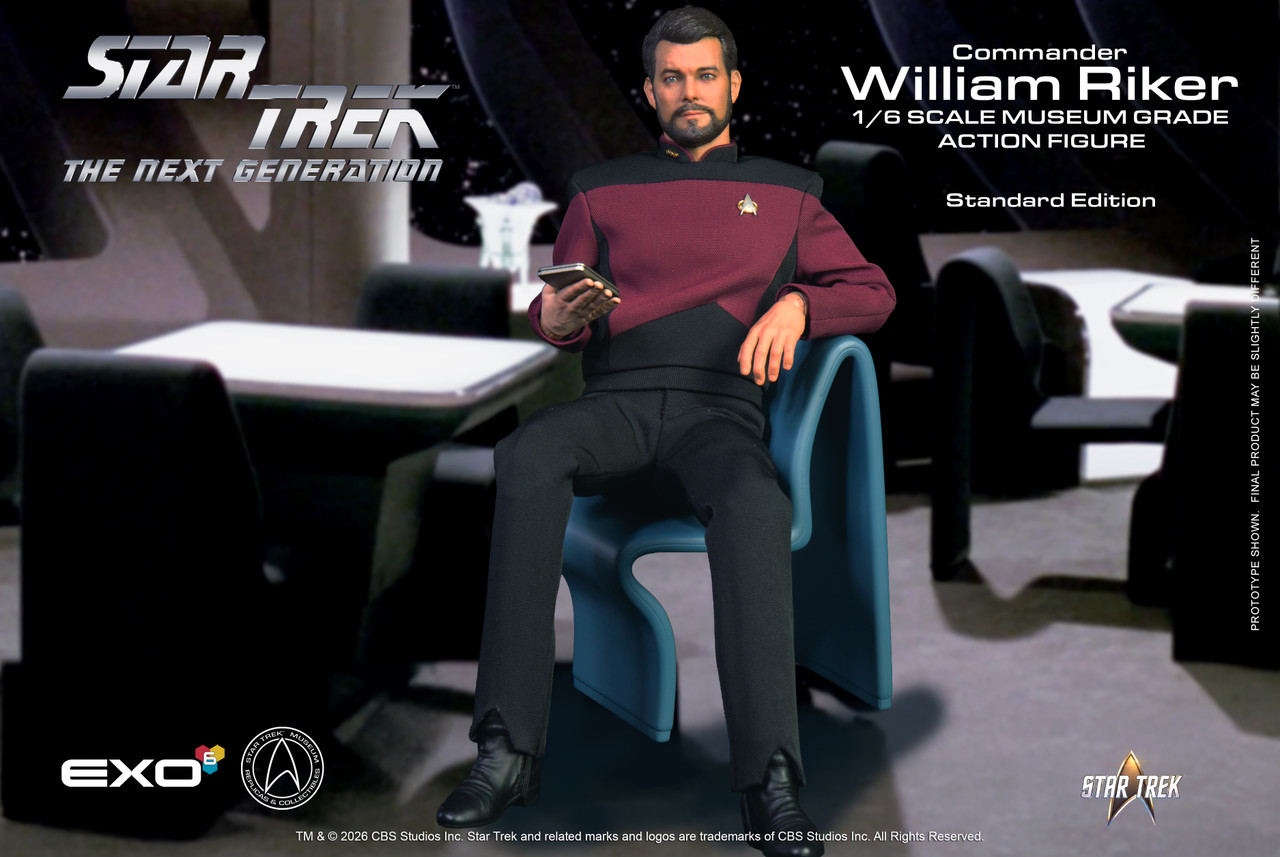 EXO-6 1/6 Commander William Riker Standard Version Action Figure EXO-01-017S 9154362 3