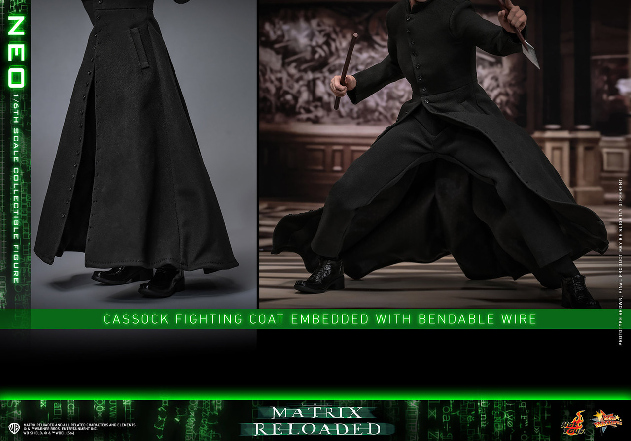 Hot Toys 1/6 MMS868 915437 The Matrix Reloaded Neo Action Figure 7