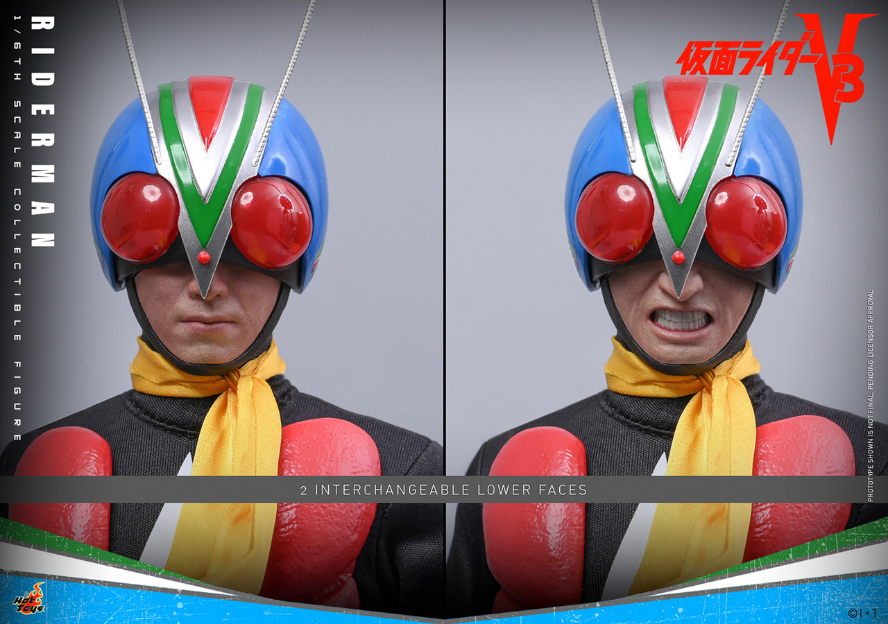 Hot Toys 1/6 TMS185 Kamen Rider V3 Riderman Action Figure 915457 6