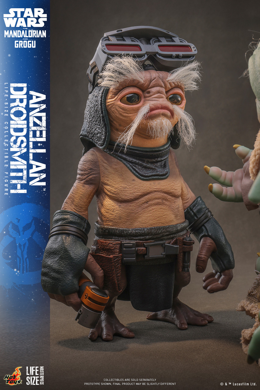 Hot Toys Anzellan Droidsmith Life-Size Mandalorian & Grogu Movie Figure LMS017 915302 4