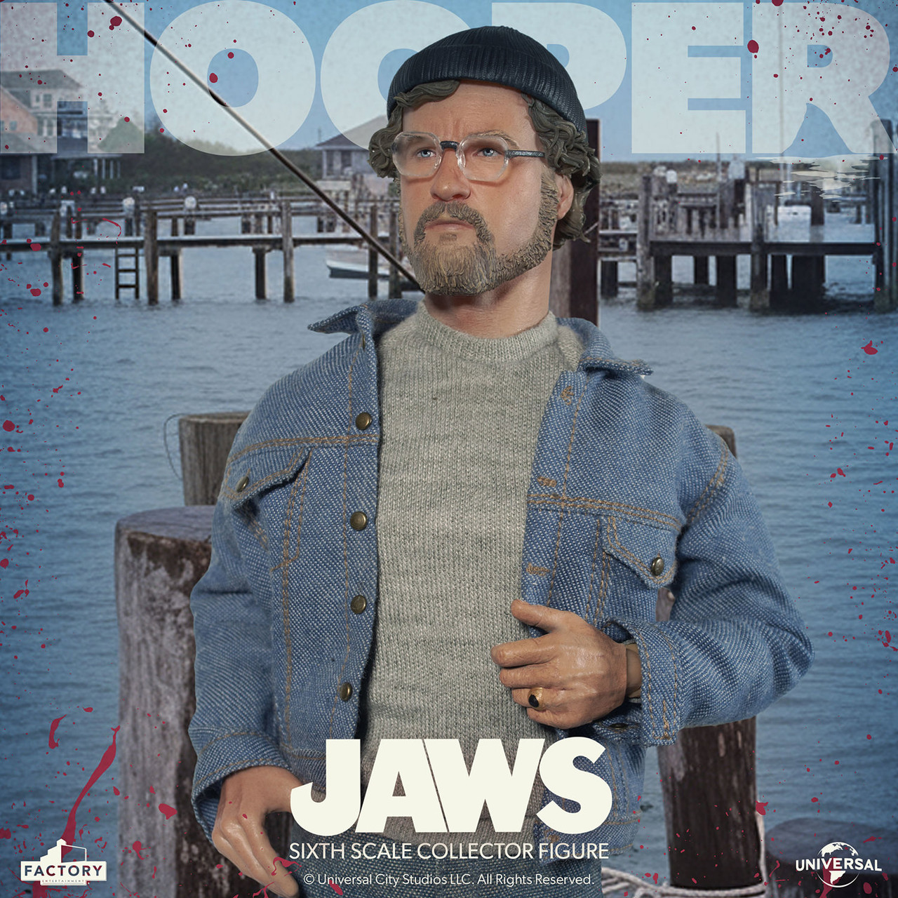 Factory Entertainment 1/6 408887 JAWS Hooper Figure 915490 4