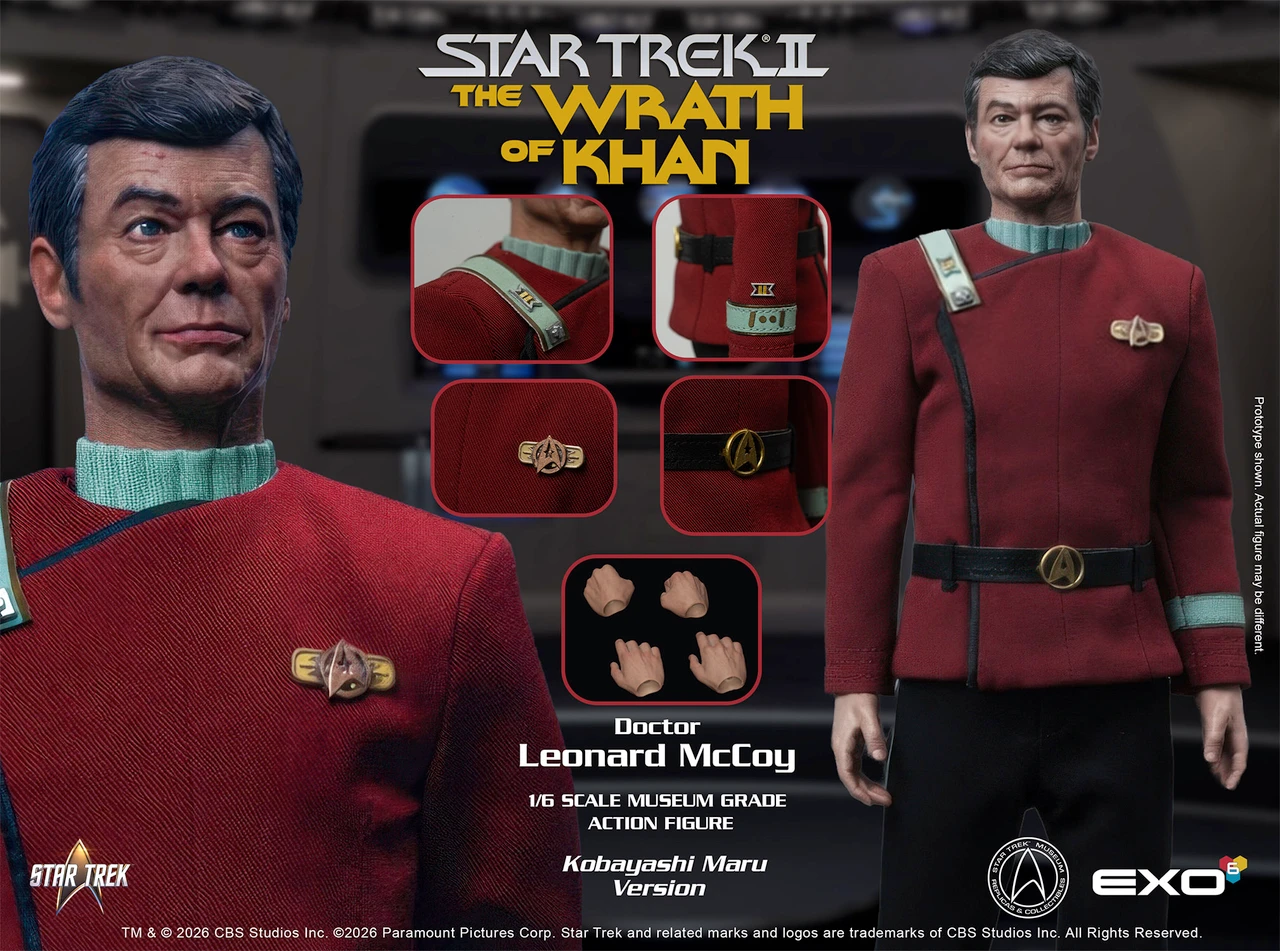 EXO-6  1/6 Wrath of Khan Dr. McCoy Kobayashi Maru EXO-01-046E 7