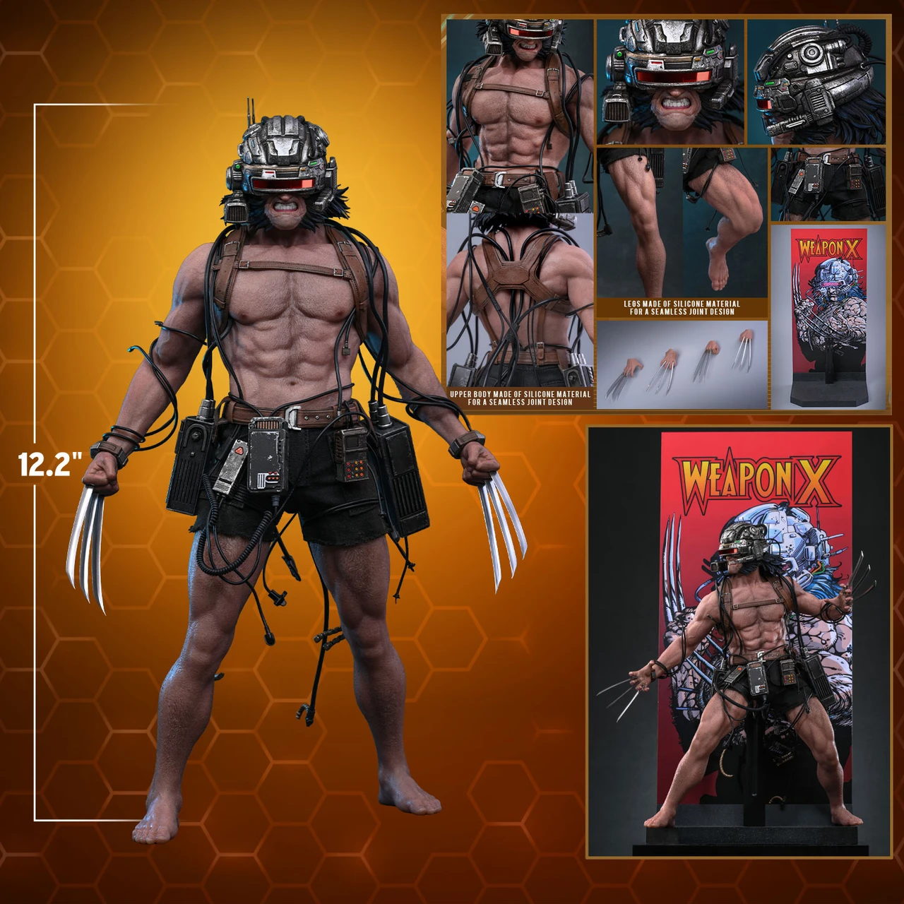 Hot Toys 1/6 CMS034 Weapon X Action Figure 915594 5