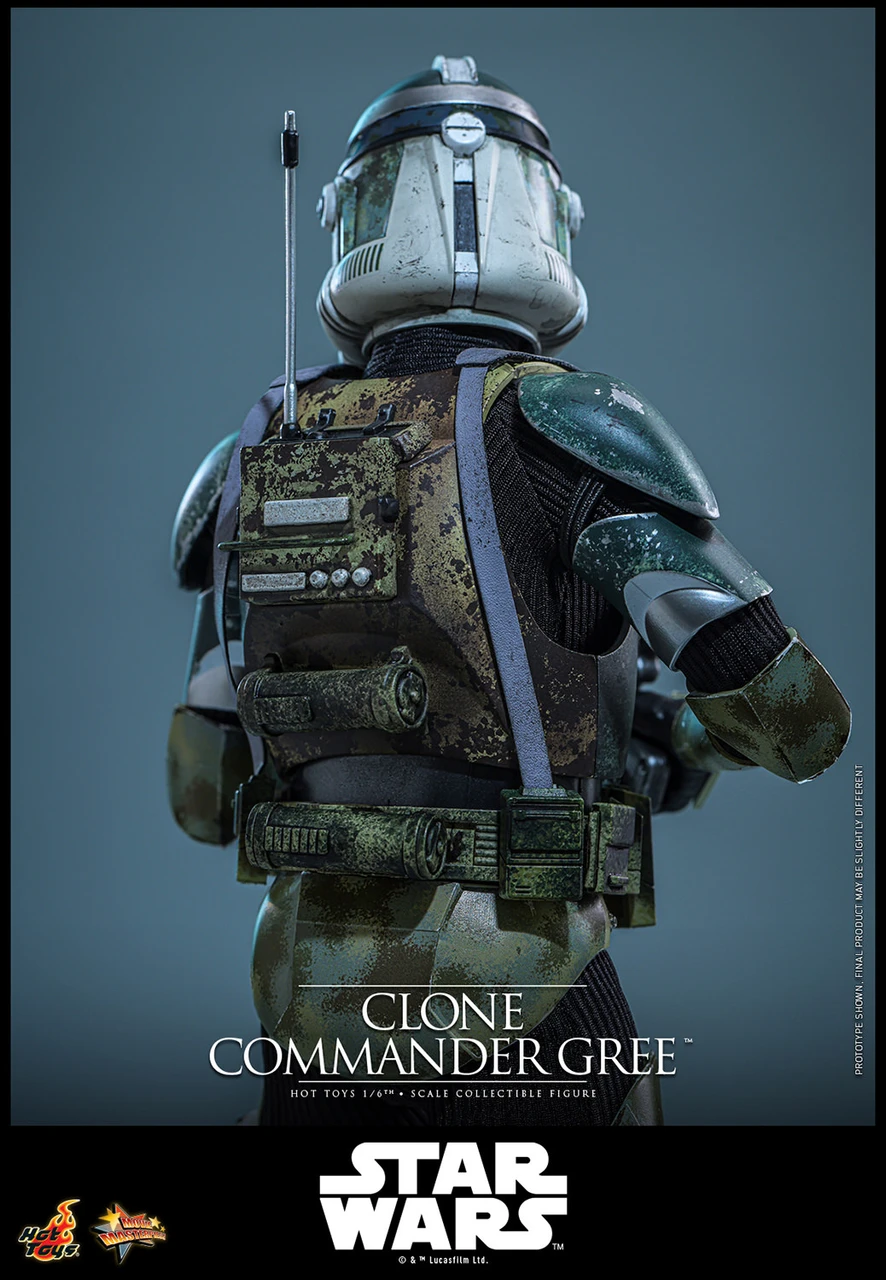 Hot Toys 1/6 MMS877 Clone Commander Gree Action Figure 915591 3