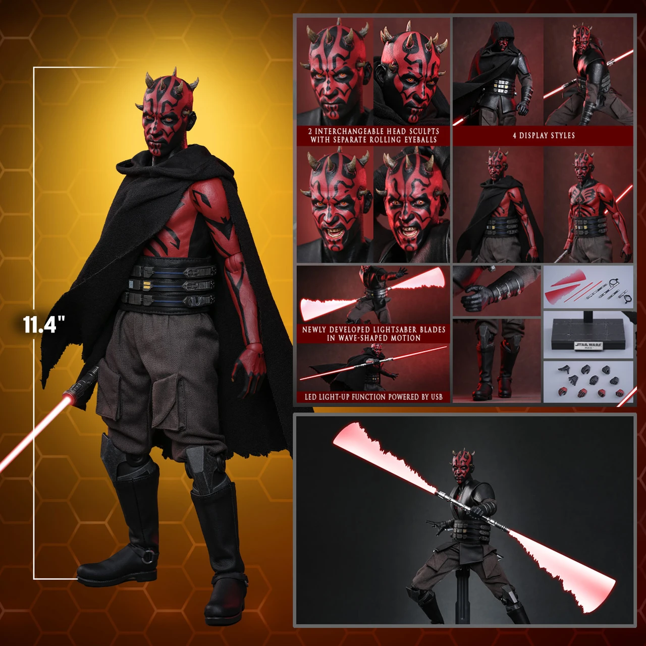 Hot Toys 1/6 TMS187 Maul – Shadow Lord Action Figure 915592 2
