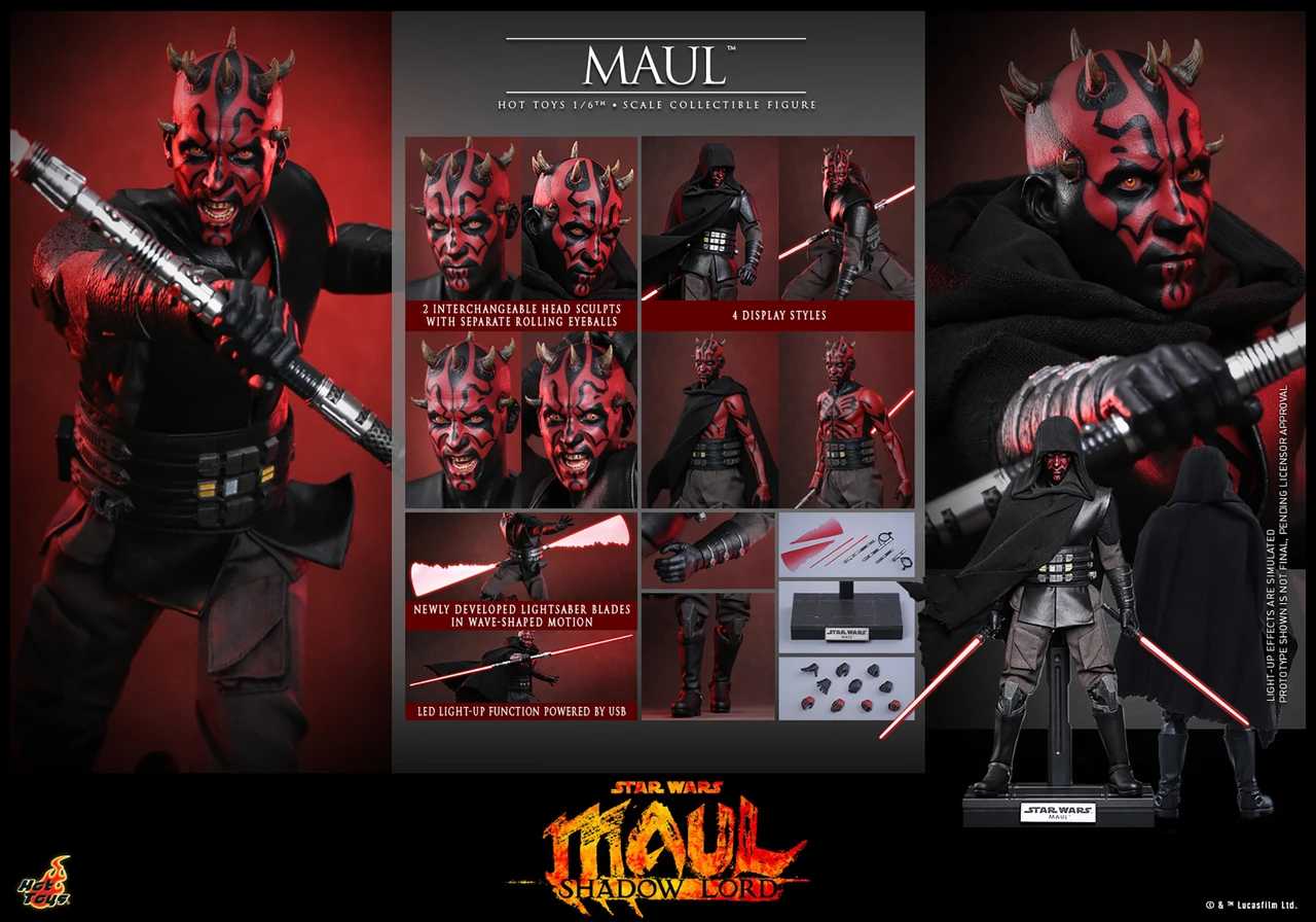 Hot Toys 1/6 TMS187 Maul – Shadow Lord Action Figure 915592 11