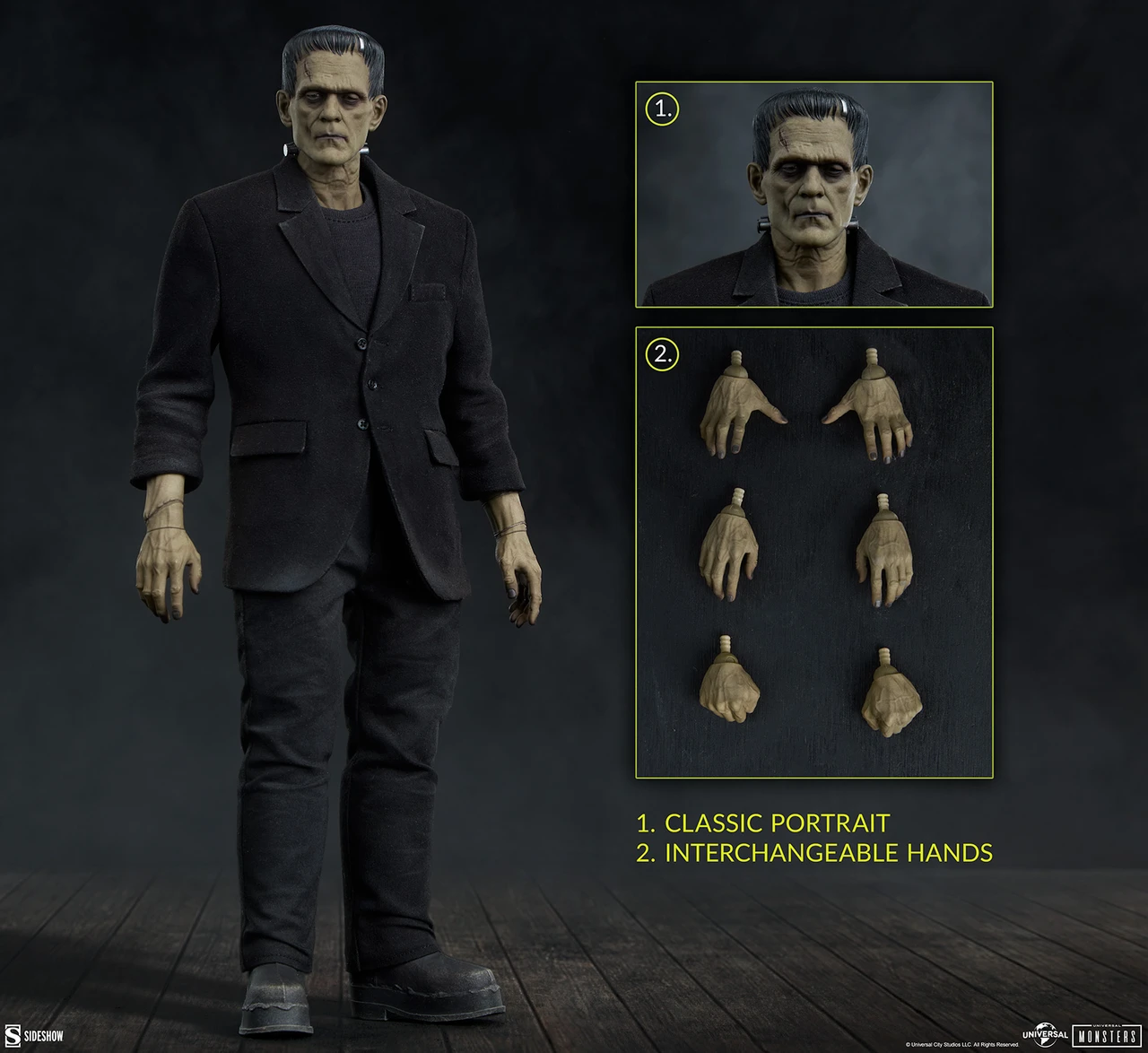 Sideshow Collectibles 1/6  Frankenstein Figure