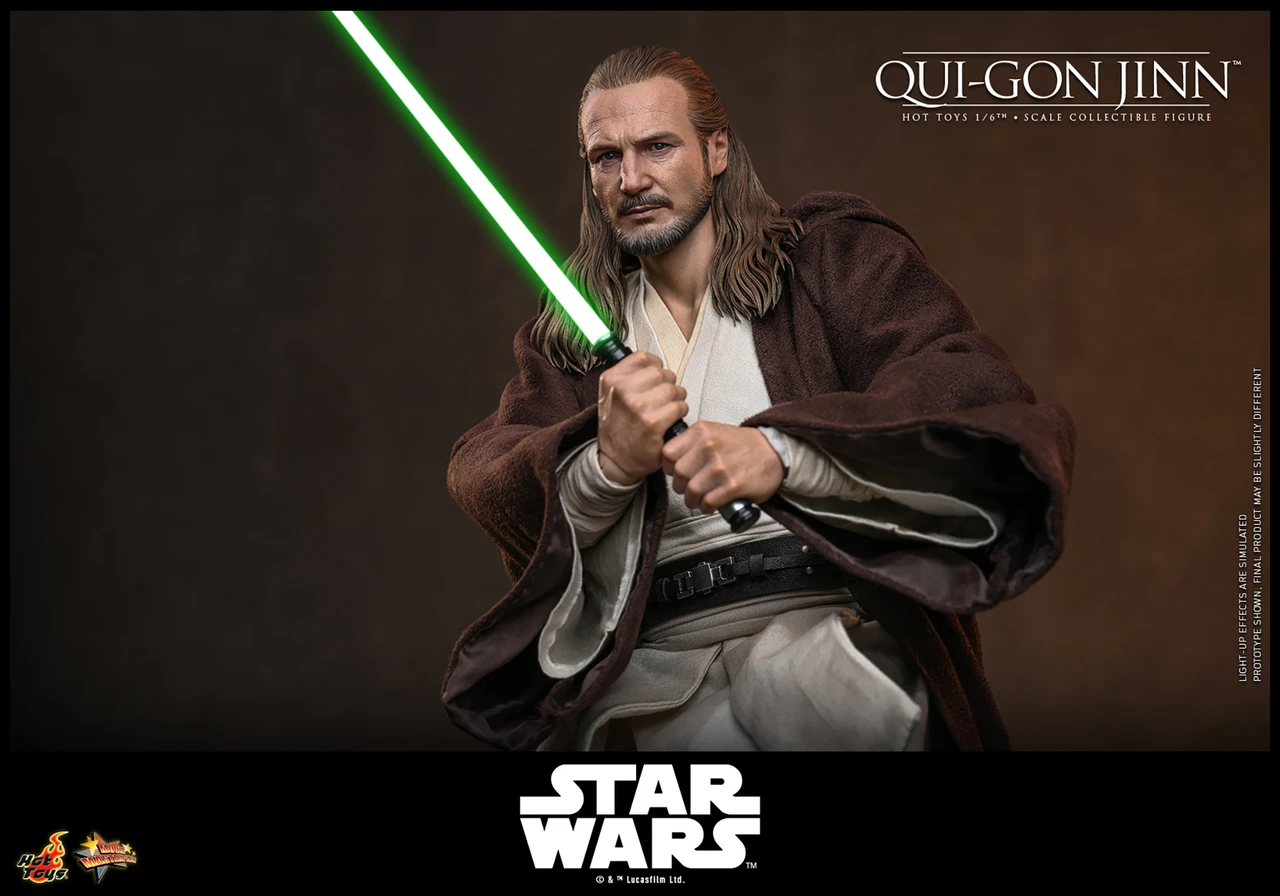 Hot Toys 1/6 MMS880 Qui-Gon Jinn Action Figure 915616 2
