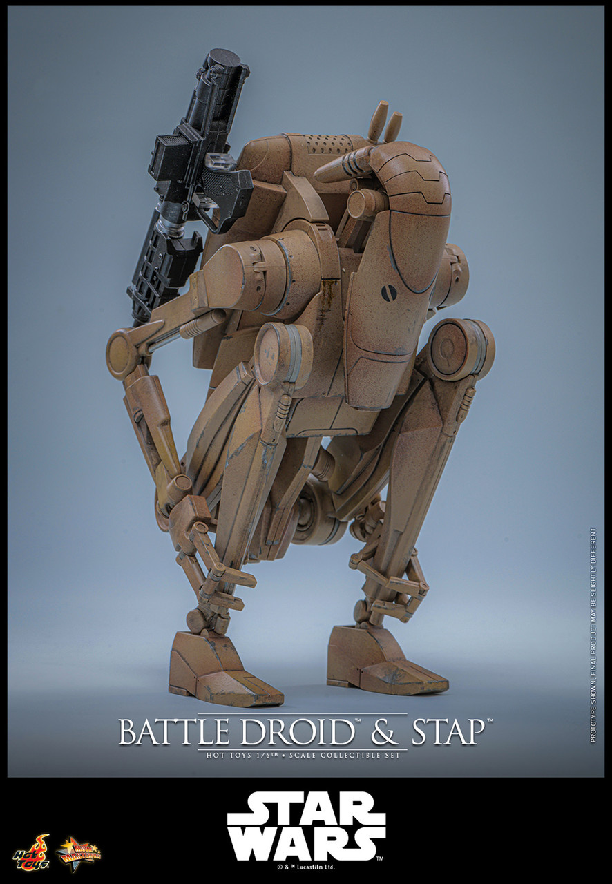 Hot Toys 1/6 MMS887 Battle Droid & STAP Figure Set 915690 4
