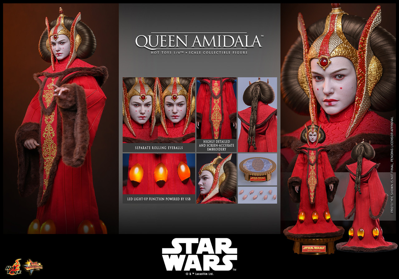 Hot Toys 1/6 MMS883 Queen Amidala Action Figure 915687 10
