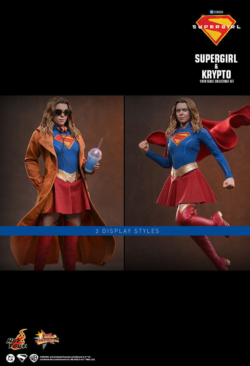 Hot Toys 1/6 Supergirl & Krypto Action Figure Set MMS869 915560 9