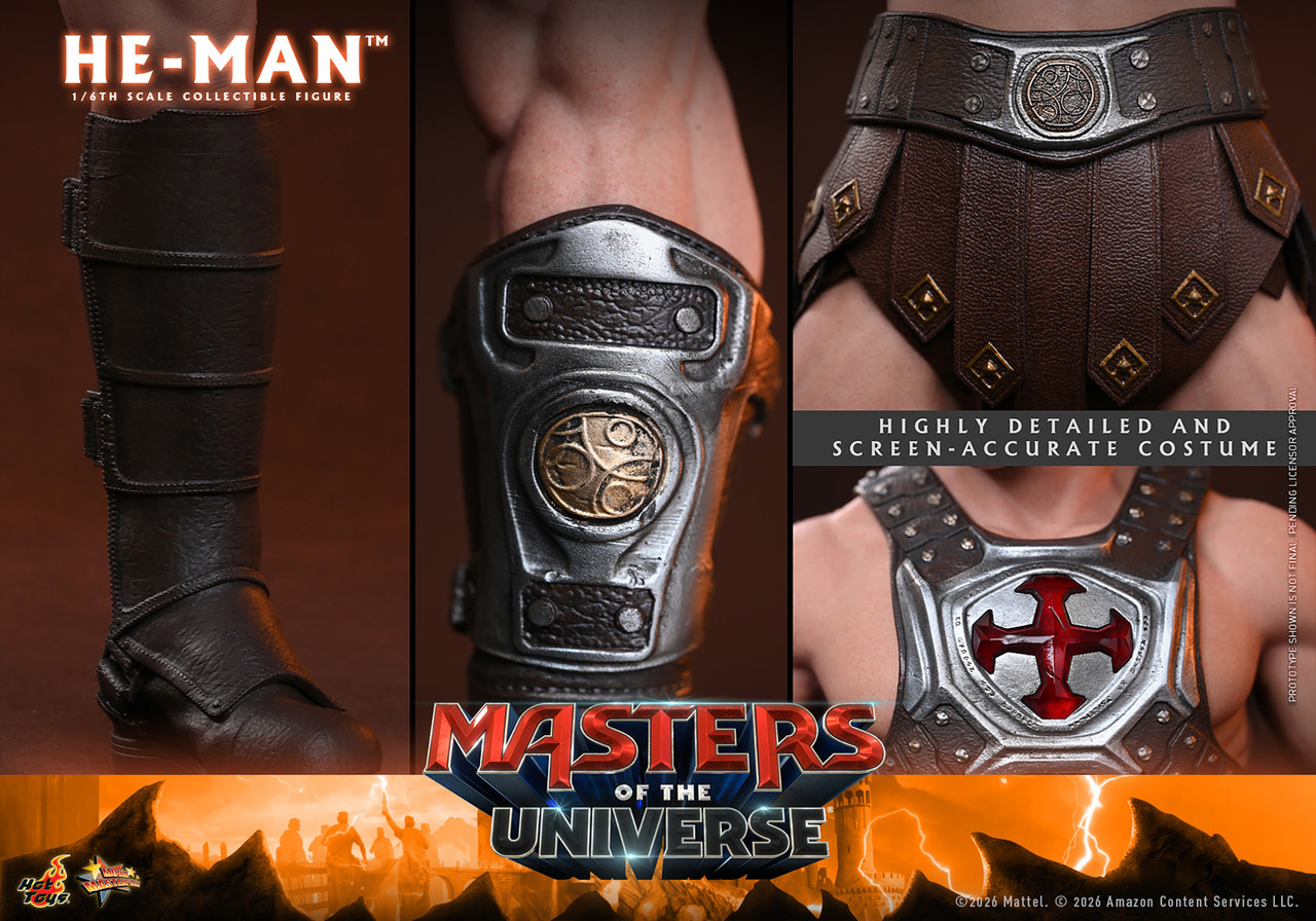 Hot Toys 1/6 Masters of the Universe He-Man Action Figure MMS888 915718 8