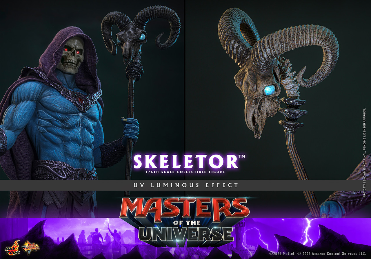 Hot Toys 1/6 MMS899 Masters of the Universe Skeletor Action Figure 915719 8