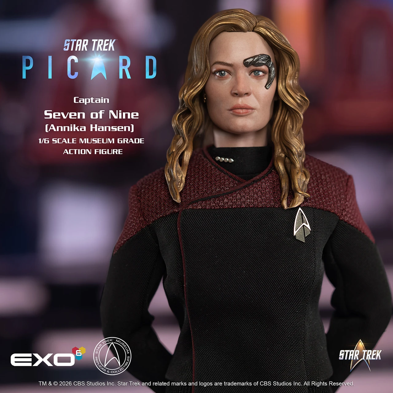 EXO-6 1/6 Captain Seven of Nine Action Figure Star Trek Picard EXO-02-079 915758 2