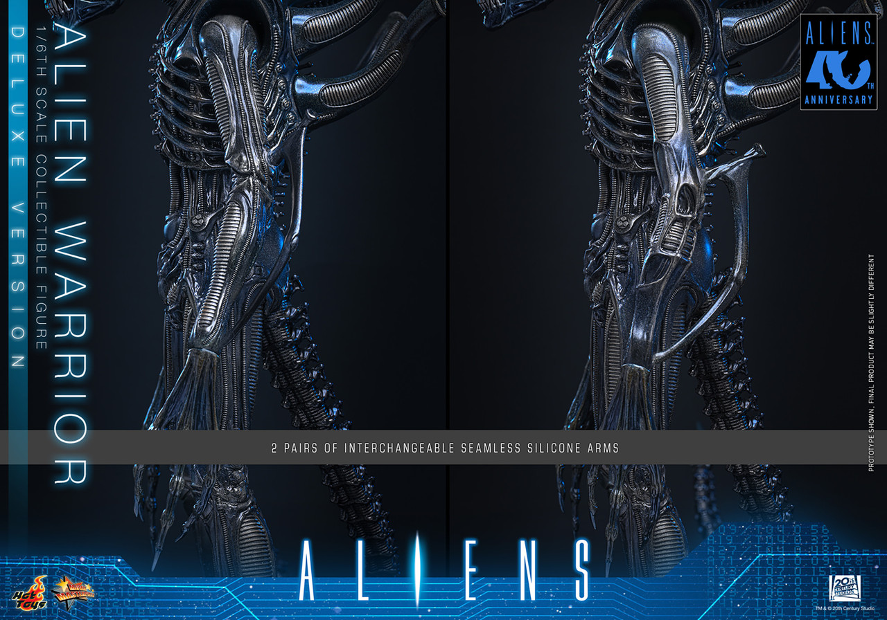 Hot Toys 1/6 MMS899 Alien Warrior Deluxe Figure 9157852 9